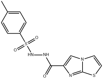 Imidazo[2,1-b]thiazole-6-carboxylic acid, 2-[(4-methylphenyl)sulfonyl]hydrazide Structure