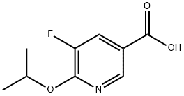 5-Fluoro-6-isopropoxynicotinic acid Structure