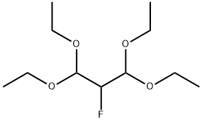 Propane, 1,1,3,3-tetraethoxy-2-fluoro- 구조식 이미지