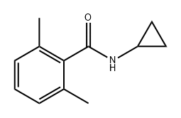 Benzamide, N-cyclopropyl-2,6-dimethyl- Structure