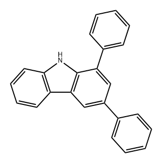 9H-Carbazole, 1,3-diphenyl- Structure