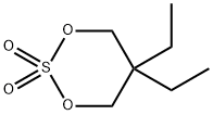 1,3,2-Dioxathiane, 5,5-diethyl-, 2,2-dioxide Structure