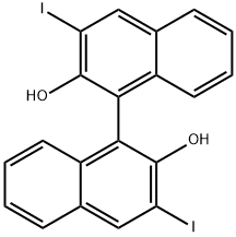 3,3'-Diiodo-[1,1'-binaphthalene]-2,2'-diol Structure