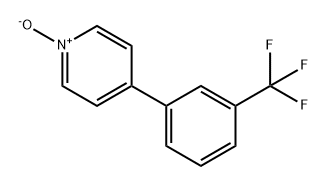 Pyridine, 4-[3-(trifluoromethyl)phenyl]-, 1-oxide Structure