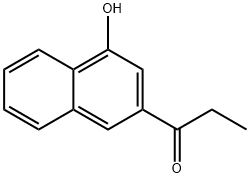 1-(4-Hydroxynaphthalen-2-yl)propan-1-one 구조식 이미지