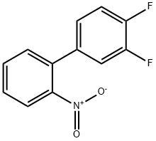 1,1'-Biphenyl, 3',4'-difluoro-2-nitro- Structure