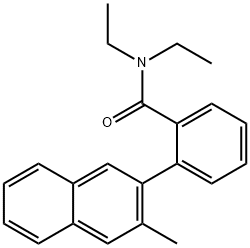 N,N-Diethyl-2-(3-methylnaphthalen-2-yl)benzamide 구조식 이미지