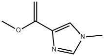 1H-Imidazole, 4-(1-methoxyethenyl)-1-methyl- Structure