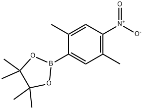 2-(2,5-Dimethyl-4-nitrophenyl)-4,4,5,5-tetramethyl-1,3,2-dioxaborolane Structure