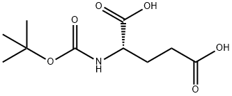 (tert-Butoxycarbonyl)glutamic acid 구조식 이미지