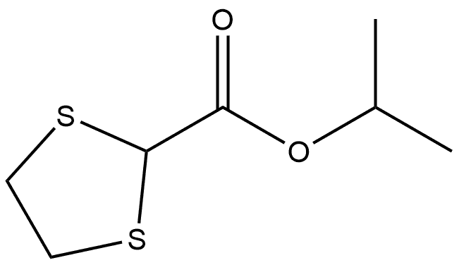 1-Methylethyl 1,3-dithiolane-2-carboxylate Structure