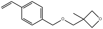 3-[[(4-Ethenylphenyl)methoxy]methyl]-3-methyloxetane Structure