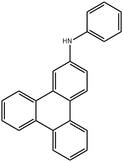 N-phenyltriphenylen-2-amine Structure