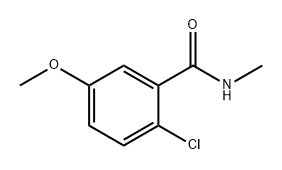 2-Chloro-5-methoxy-N-methylbenzamide Structure