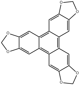 Triphenyleno[2,3-d:6,7-d':10,11-d'']tris[1,3]dioxole Structure