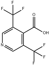 4-Pyridinecarboxylic acid, 3,5-bis(trifluoromethyl)- Structure