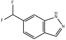 1H-Indazole, 6-(difluoromethyl)- Structure