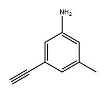 Benzenamine, 3-ethynyl-5-methyl- Structure