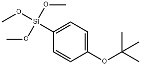 Benzene, 1-(1,1-dimethylethoxy)-4-(trimethoxysilyl)- 구조식 이미지