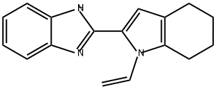 2-(1-Vinyl-4,5,6,7-tetrahydro-1H-indol-2-yl)-1H-benzo[d]imidazole Structure