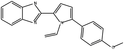 2-(5-(4-Methoxyphenyl)-1-vinyl-1H-pyrrol-2-yl)-1H-benzo[d]imidazole Structure