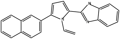 2-(5-(Naphthalen-2-yl)-1-vinyl-1H-pyrrol-2-yl)-1H-benzo[d]imidazole Structure