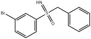 benzyl(3-bromophenyl)imino-lambda6-sulfanone Structure