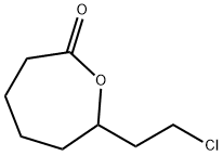 2-Oxepanone, 7-(2-chloroethyl)- Structure