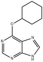 6-(Cyclohexyloxy)-1H-purine Structure