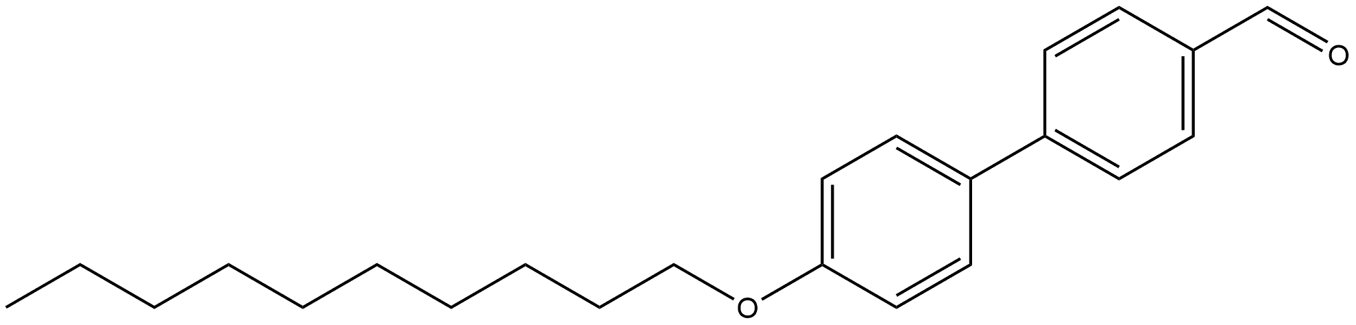 4'-(Decyloxy)-[1,1'-biphenyl]-4-carb
aldehyde Structure