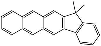 13H-Indeno[1,2-b]anthracene, 13,13-dimethyl- Structure