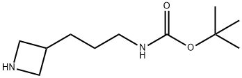 Carbamic acid, N-[3-(3-azetidinyl)propyl]-, 1,1-dimethylethyl ester Structure