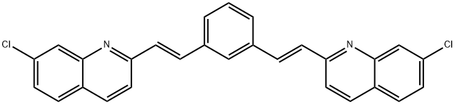 Montelukast Sodium 구조식 이미지