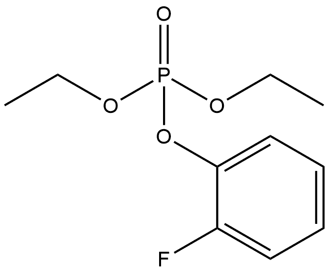 Diethyl 2-fluorophenyl phosphate Structure