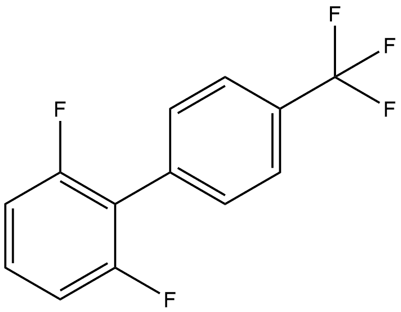 2,6-Difluoro-4'-(trifluoromethyl)-1,1'-biphenyl Structure