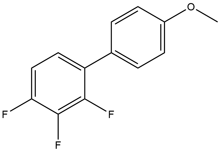 2,3,4-Trifluoro-4'-methoxy-1,1'-biphenyl Structure