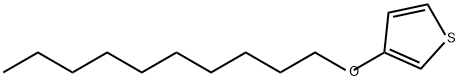 Thiophene, 3-(decyloxy)- Structure