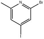 Pyridine, 2-bromo-4-iodo-6-methyl- 구조식 이미지