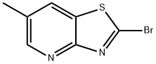 Thiazolo[4,5-b]pyridine, 2-bromo-6-methyl- Structure