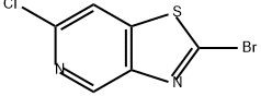 Thiazolo[4,5-c]pyridine, 2-bromo-6-chloro- 구조식 이미지