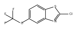 Benzothiazole, 2-chloro-5-(trifluoromethoxy)- Structure