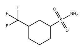 Cyclohexanesulfonamide, 3-(trifluoromethyl)- 구조식 이미지