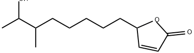 2(5H)-Furanone, 5-(7-hydroxy-6-methyloctyl)- Structure