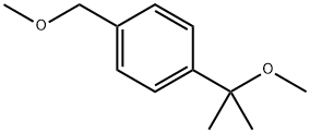 Benzene, 1-(methoxymethyl)-4-(1-methoxy-1-methylethyl)- Structure