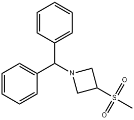 1-Benzhydryl-3-(methylsulfonyl)azetidine Structure