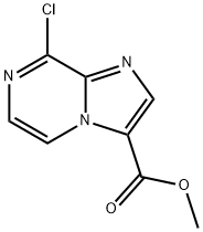 Imidazo[1,2-a]pyrazine-3-carboxylic acid, 8-chloro-, methyl ester Structure