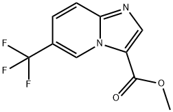 Methyl 6-(trifluoromethyl)imidazo[1,2-a]pyridine-3-carboxylate 구조식 이미지