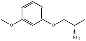 2-Propanamine, 1-(3-methoxyphenoxy)-, (S)- (9CI) Structure