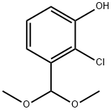 Phenol, 2-chloro-3-(dimethoxymethyl)- Structure