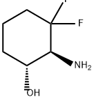 Cyclohexanol, 2-amino-3,3-difluoro-, (1R,2S)- Structure